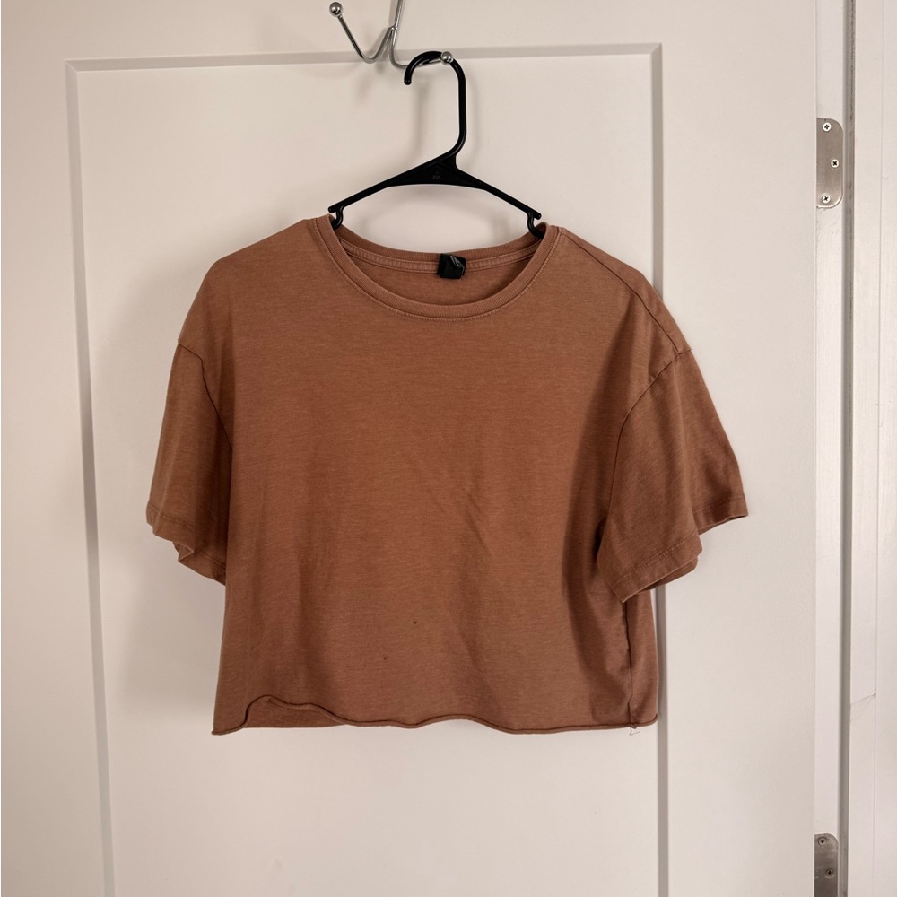 Wild Fable Tan Crop Top
